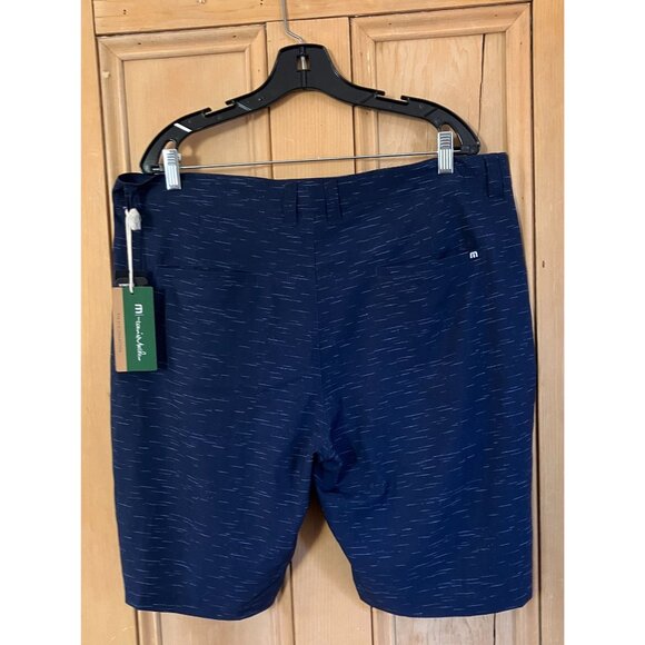 Travis Mathew Mens Hybrid Short Dress Blues Golf Shorts Size 38 Blue Navy SP NWT - Picture 9 of 12